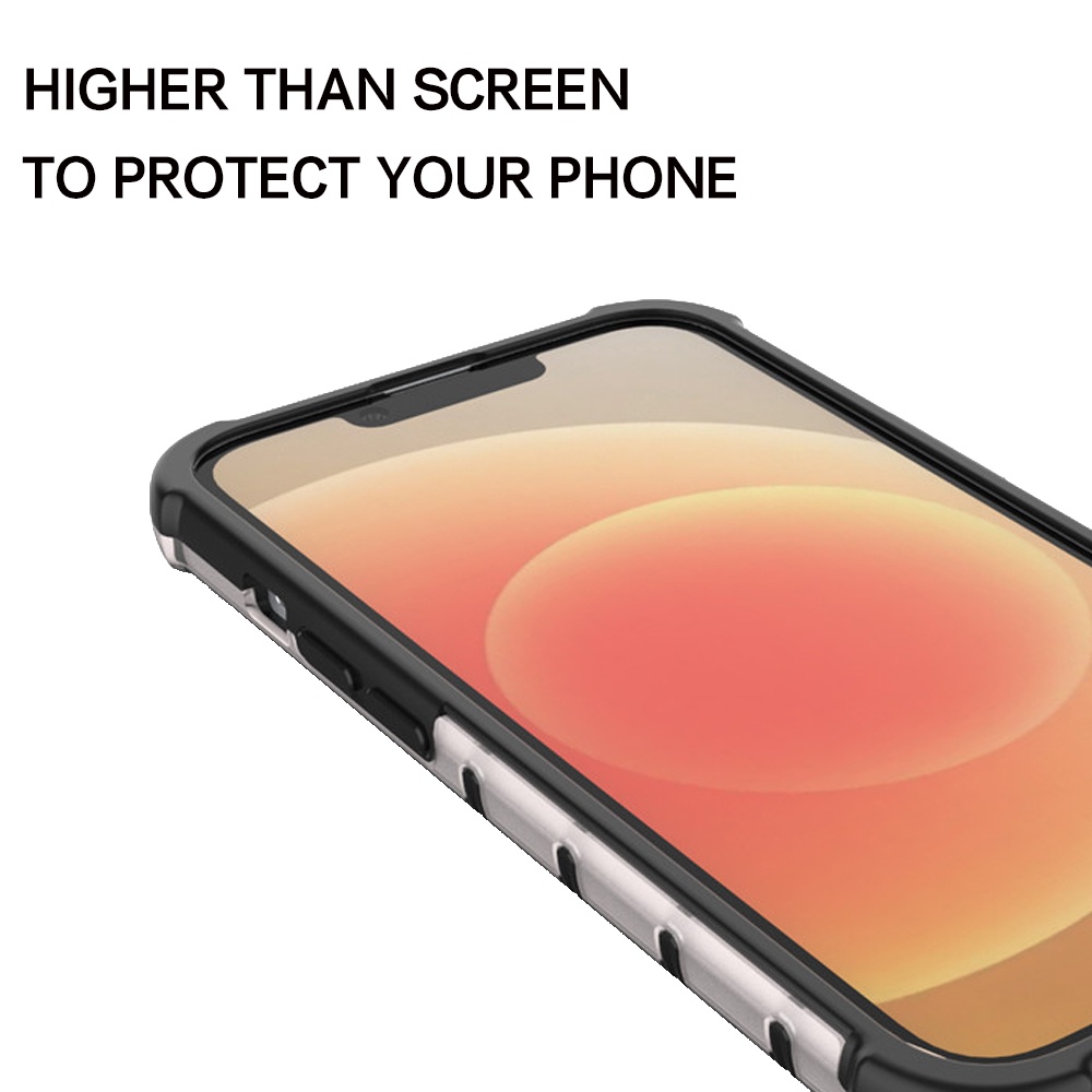 Ốp Điện Thoại Nhựa Cứng Trong Suốt Chống Sốc Họa Tiết Tổ Ong Cho iPhone 13 12 11 Pro Max