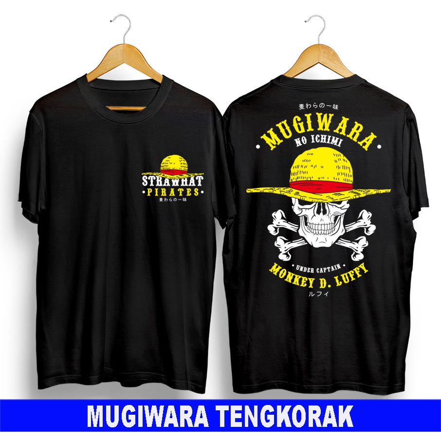 áo thun in hình Anime T-Shirt / Mugiwara Skull T-Shirt / One Piece T-Shirt chất đẹp giá tốt