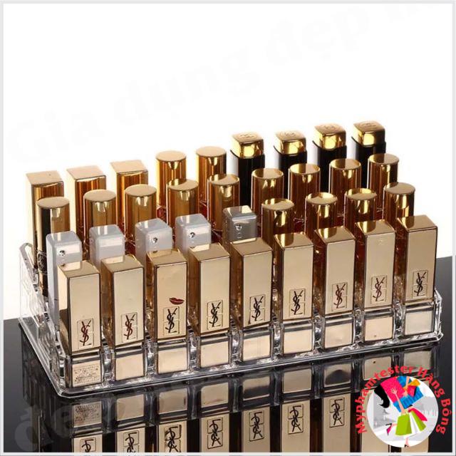 Khay đựng son môi meka trong suốt 24 ô hàng đẹp