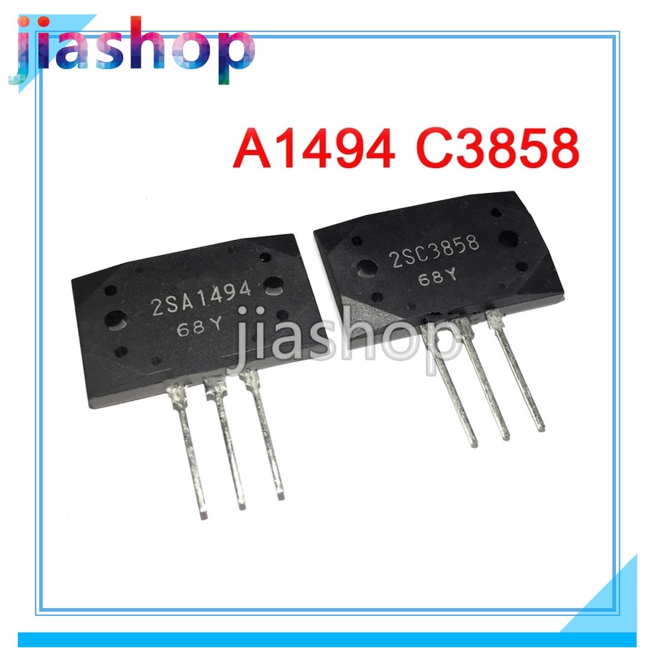 Sanken 1 Cặp 2SA1494 2SC3858 MT-200 Silicon A1494 C3858 NPN + PNP Bộ khuếch đại âm thanh Transistor 