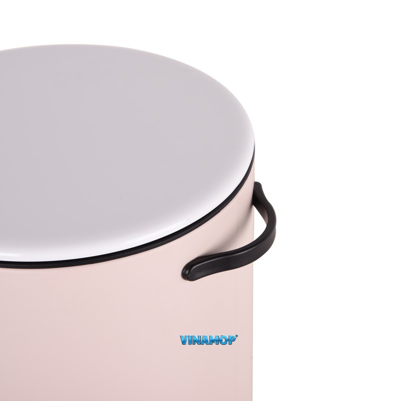 5 LIT - THÙNG RÁC TRÒN  INOX  SƠN TĨNH  ĐIỆN VINAMOP - HÀNG CHÍNH HÃNG VINAMOP