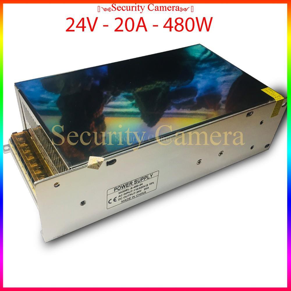 Nguồn tổ ong 24V - 20A loại xịn chuyên dùng cho Led, máy bơm, phun sương,motor ......