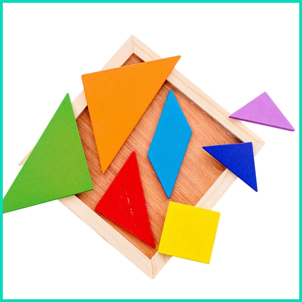 Bộ Đồ Chơi Ghép Hình Tangram Giúp Phát Triển Trí Tuệ Cho Bé