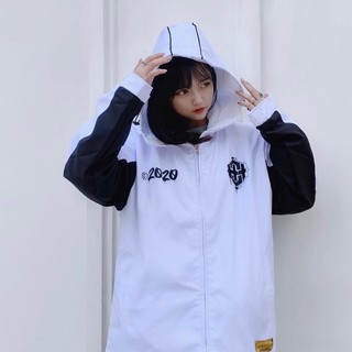 Áo Khoác Hoodie Night Club Dù Unisex Form Rộng Say Happy