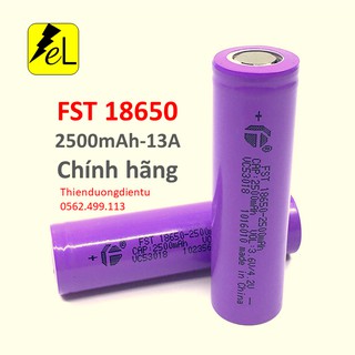 Cell pin 18650 Foster 2500mAh ✅Bao Test Dung Lượng✅Pin 18650 xả 5C(10A) || Hàng chính hãng