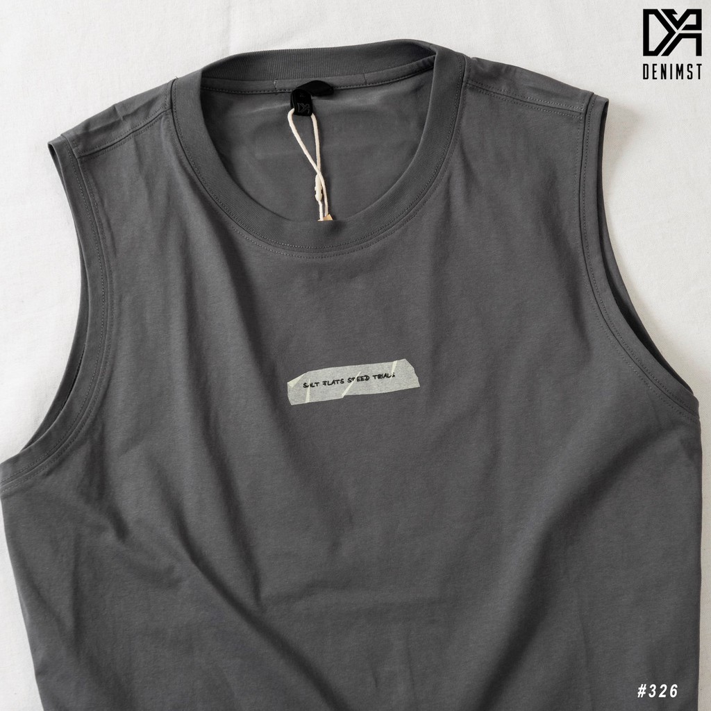 Áo Tanktop SALT DENIMST 326 Chất Cotton Co Dãn, Mềm Mại, Thoáng Mát, Dáng Suông