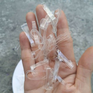 Sỉ 1kg thun cột tóc trong suốt (bản đại 0.4×3cm)