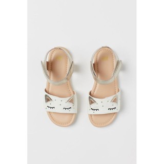 Sandal mèo trắng HM dư xịn bé gái