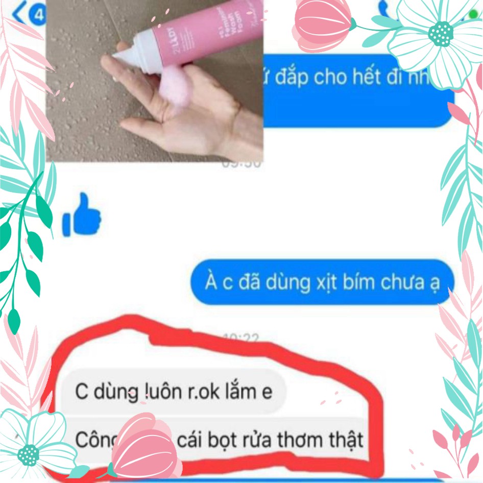 [Combo 2 sản phẩm]Dung dịch vệ sinh tạo bọt 2Lady -Tái sinh “em bé” hồng thơm nhấc người