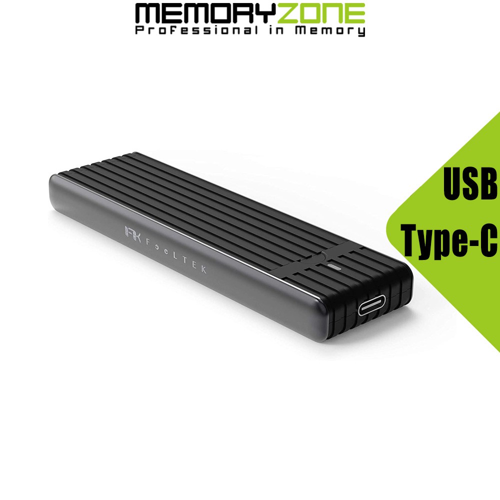 Box di động SSD M.2 PCIe NVMe to USB 3.1 Gen2 Type-C Feeltek UCH001AC1 Aluminum