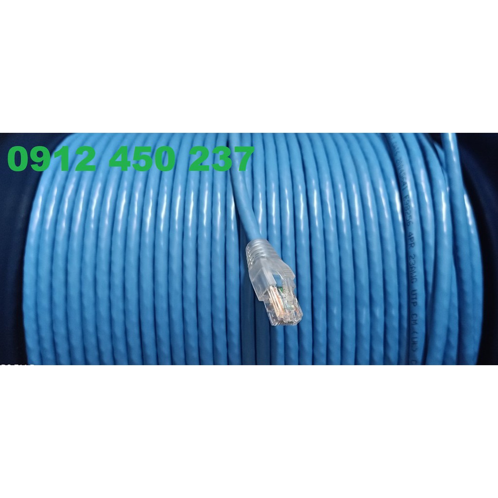 Dây cáp mạng bấm sẵn 2 đầu Cat6 dài 2m, 3m, 5m, 10m, 15m, 20m chính hãng Commscope. Tốc độ 1GB