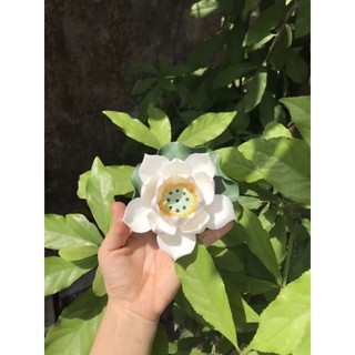 Hoa sen sứ cao cấp thả bát sen