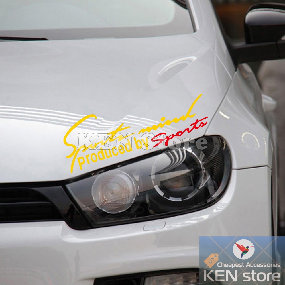 Decal Sport Mind cho xe ô tô