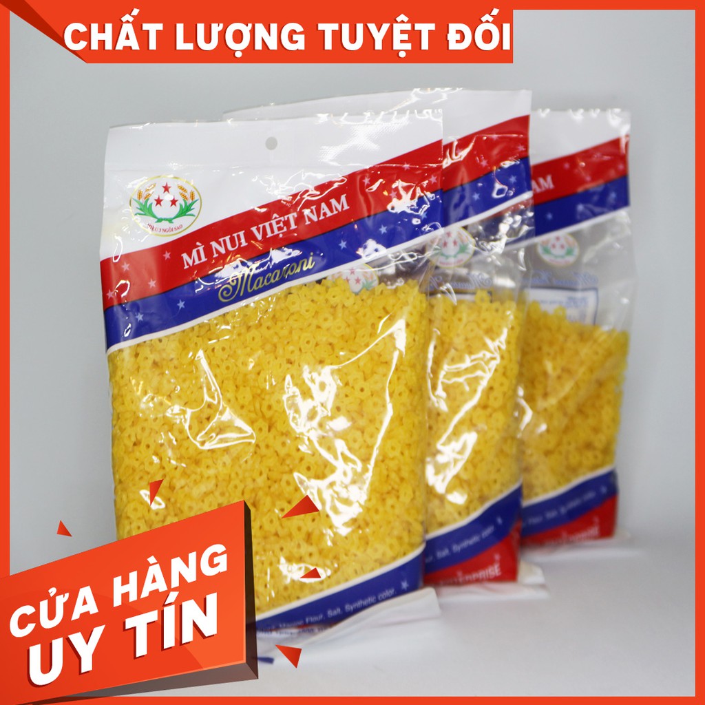 Nui hình sao Macaroni gói 200g Thương Hiệu Ba Sao