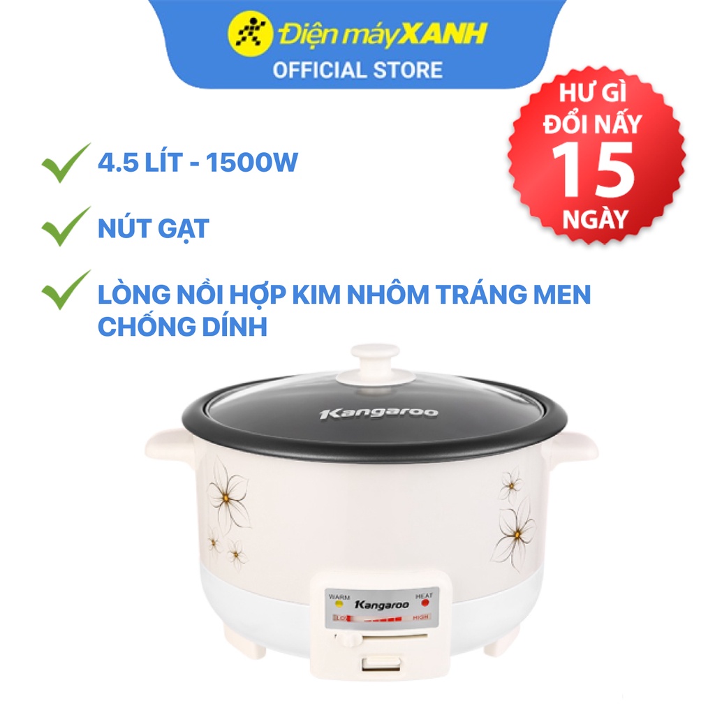 Nồi lẩu điện Kangaroo KG272 4.5 lít