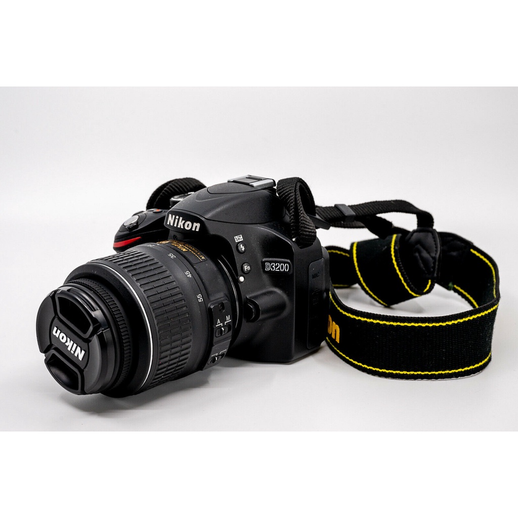 Máy ảnh Nikon D3200 + kit 18-55mm - 24.1 Megapixels - Quay phim Full-HD 1080p- Đẹp 98%