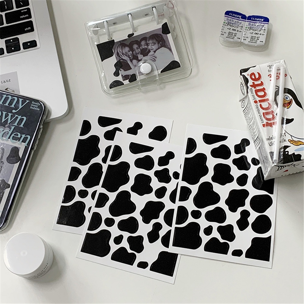 Dễ Thương Sticker Dán Trang Trí Hình Bò Sữa Xinh Xắn