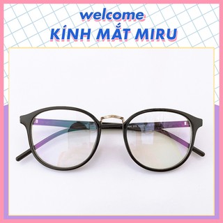 Gọng kính cận MIRU Nobita mắt tròn nhựa cao cấp thời trang BTS hè 2021 209