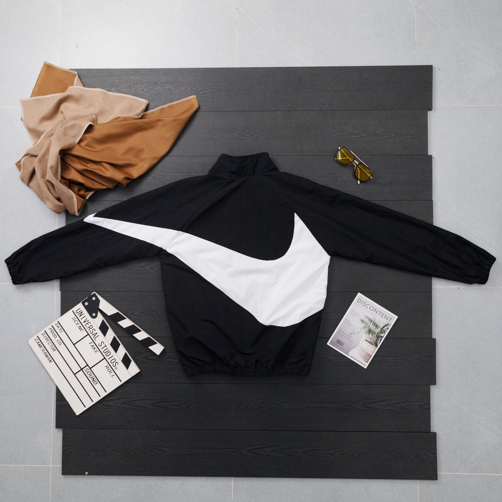 { HÀNG XỊN } Áo khoác gió thể thao phối logo cực chất, chất vải xịn mịn 8304