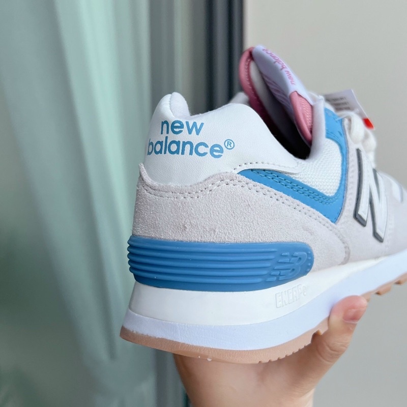 GIÀY NEW.BLANCE 574 GREY B.LU SC [ FREESHIP + BOX ]