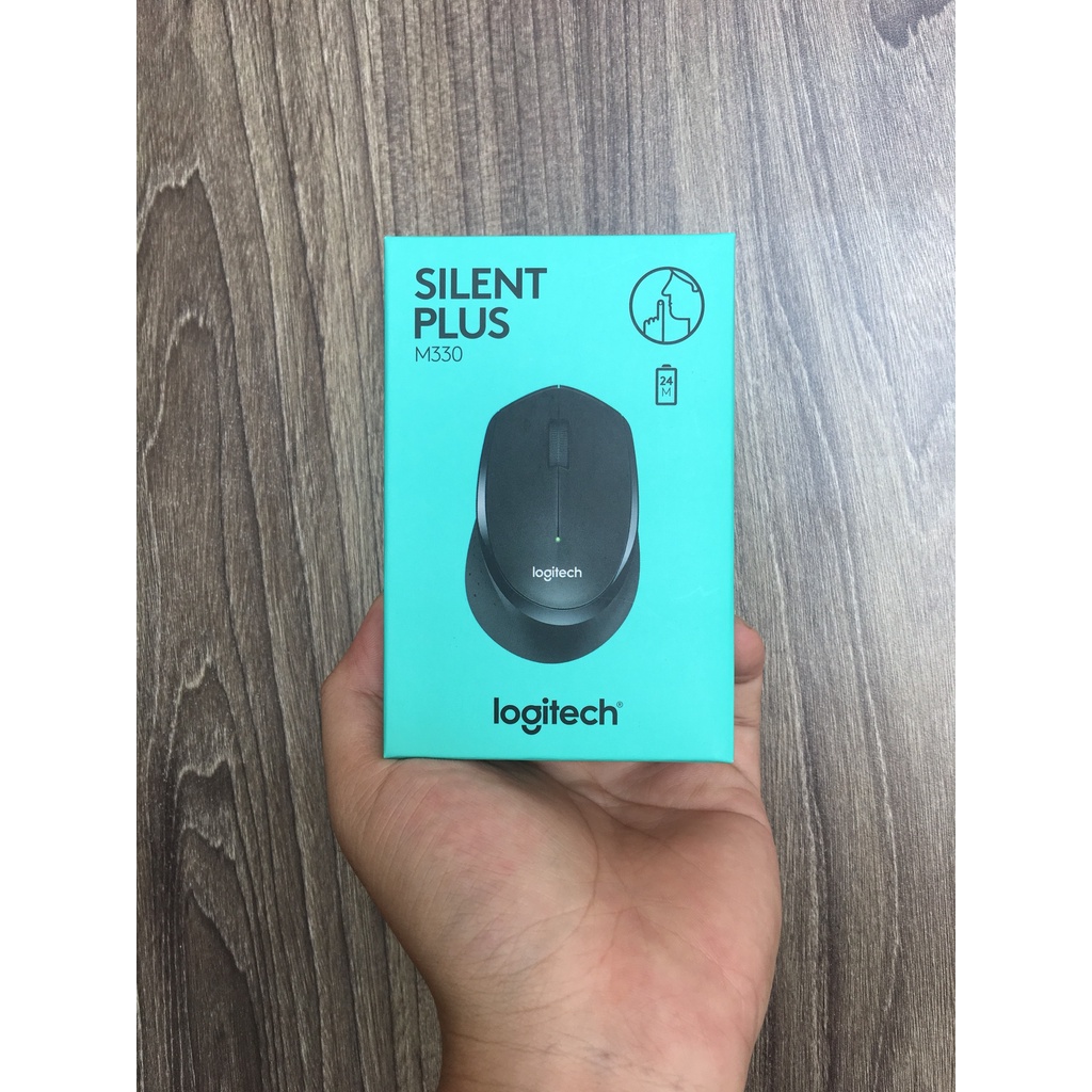 Chuột Không Dây Logitech M330 Silent Plus - Hàng Chính Hãng