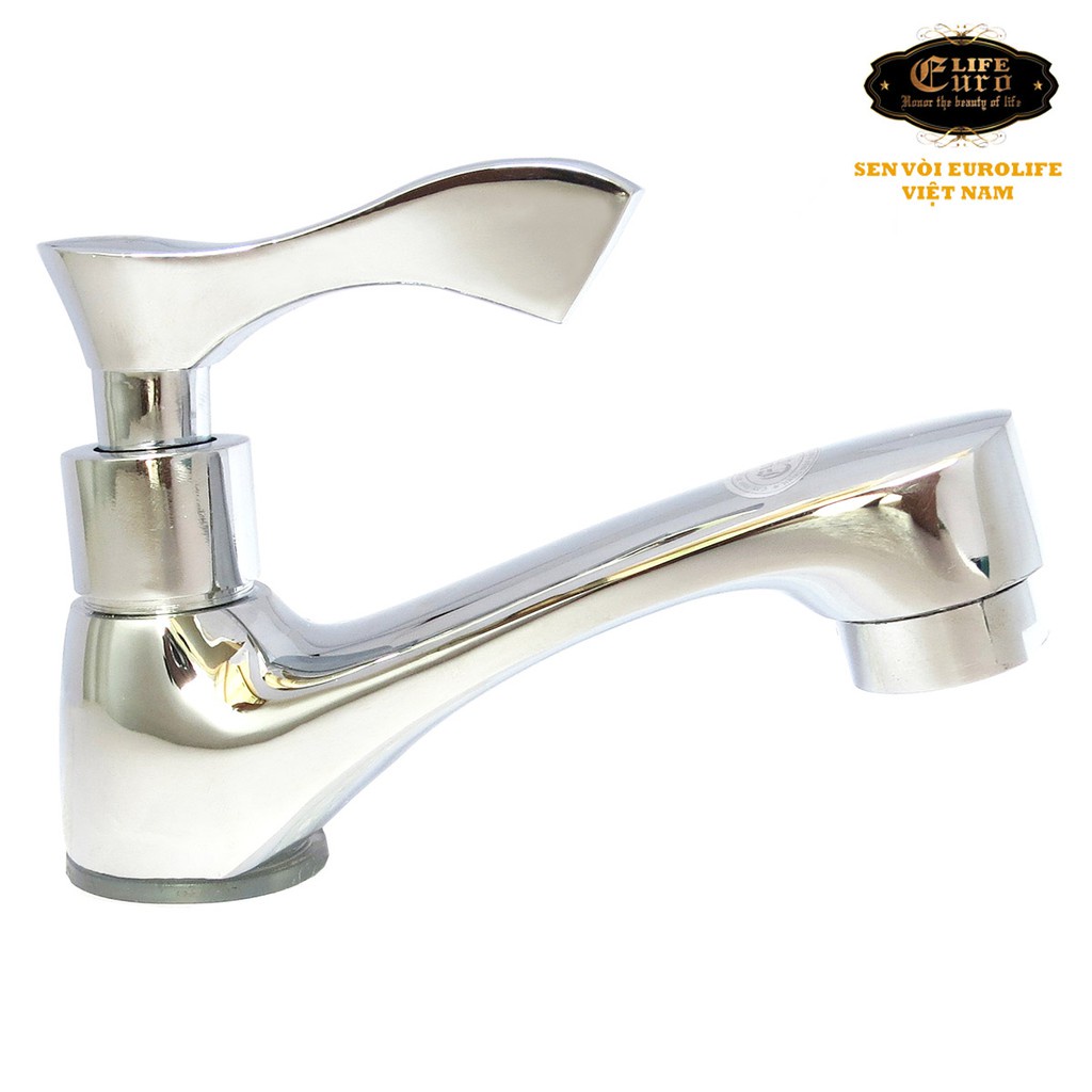 ﹍Vòi Lavabo lạnh Eurolife EL-LL116 (Trắng bạc)