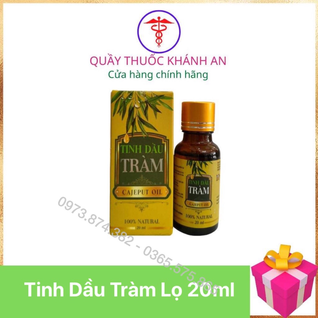Tinh Dầu Tràm Nguyên Chất, Sản Phẩm Tinh Dầu Tràm 100% Tự Nhiên, "Thần Hộ Mệnh Của Con", Lọ 30ml- TINH DẦU TRÀM HÒA CÁT