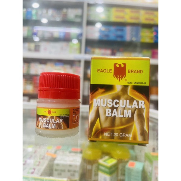 Dầu cù là Con Ó - Eagle Brand Muscular Balm - 20gram
