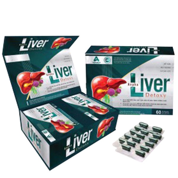 Anpha Liver Detoxy - Hỗ trợ giải độc gan, mát gan, bảo vệ gan (Hộp 6 vỉ x 10 viên)