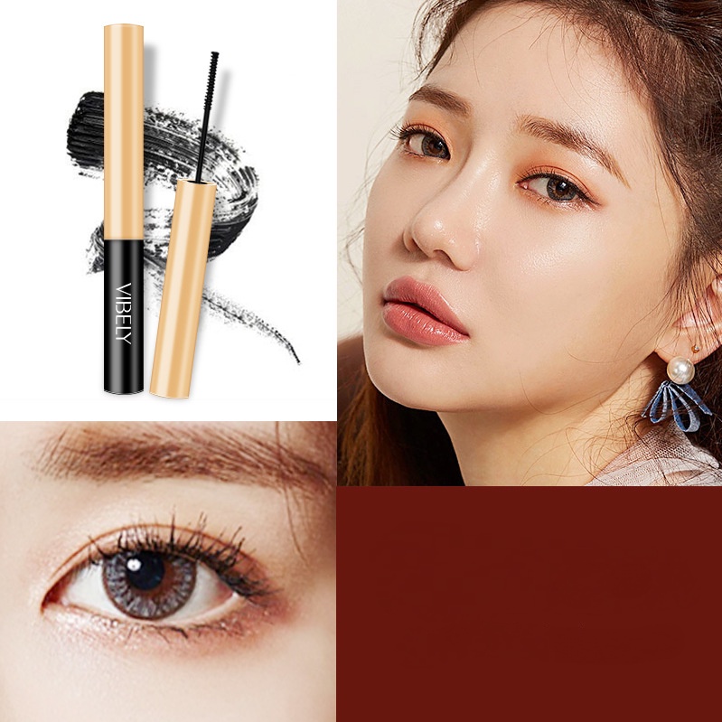 Mascara Vibely Chống Thấm Nước Không Nhòe Chuốt Cong Mi Tự Nhiên | BigBuy360 - bigbuy360.vn