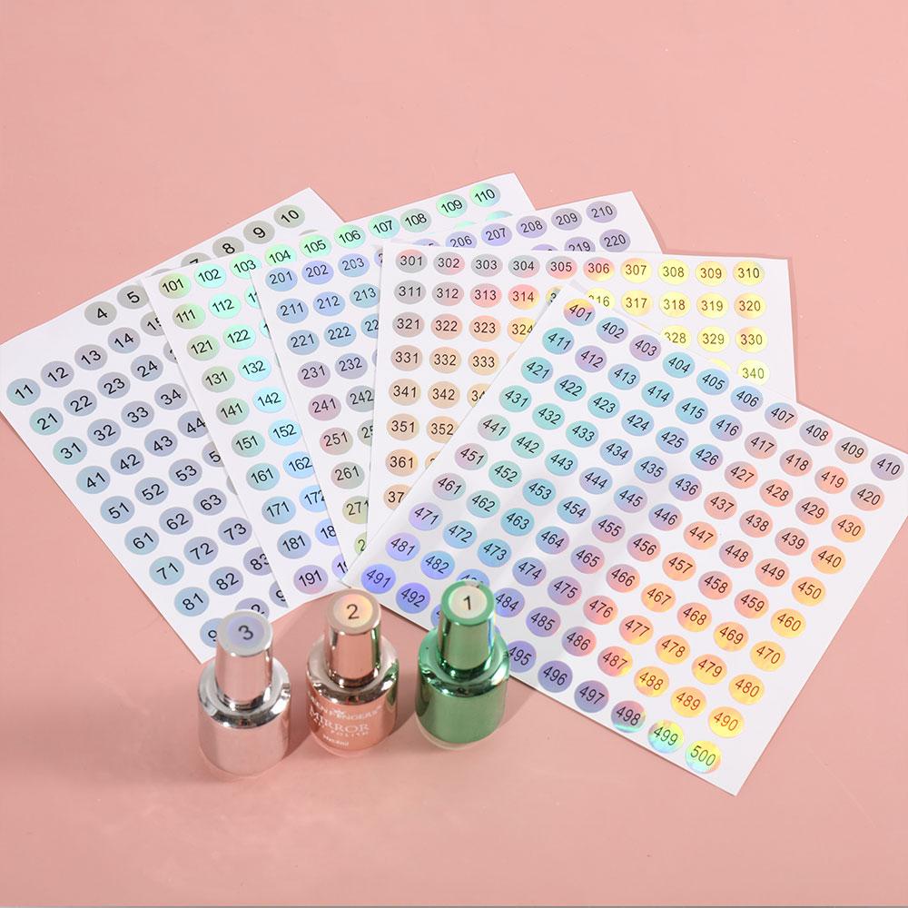 Nhãn Dán Phân Loại Số 1-500 Tự Dính Tiện Lợi