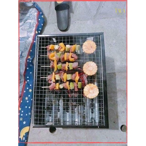 BẾP NƯỚNG THAN HOA VUÔNG