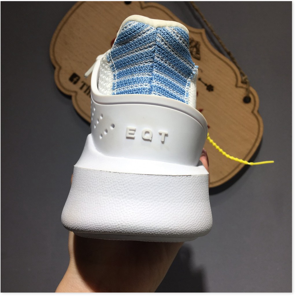 Rẻ vô địch - 🎁FULL BOX🎁 Giày Sneaker Nam, Nữ EQT Trắng Gót Xanh Cao Cấp -Ax123 : 2021 ^ * ' . ' ' '