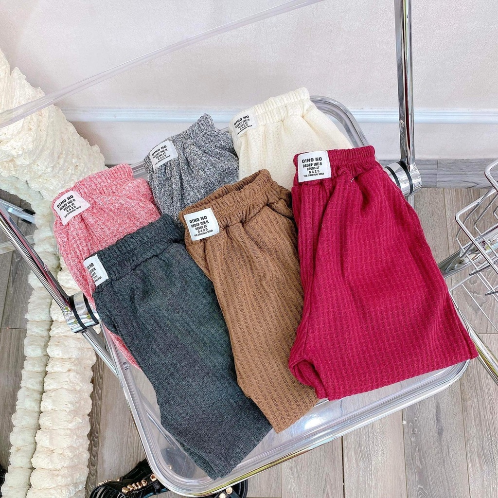 Quần bom mềm mại hottrend thu đông cho bé trai/ gái 8-20kg