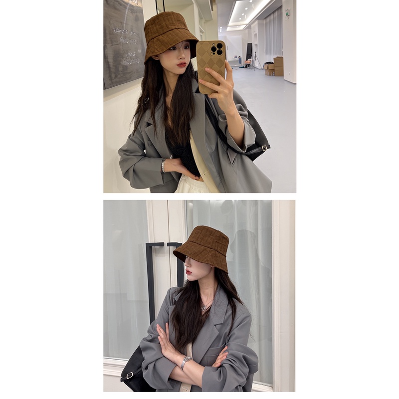 Mũ Bucket Chống Nắng Phong Cách Âu Mỹ Thời Trang Xuân Hè Cá Tính Cho Nữ