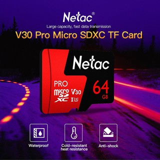 Thẻ nhớ 64GB Netac chuyên dụng - dùng cho điện thoại, camera, máy ảnh ... tốc độ cao - Bảo Hành 12 tháng