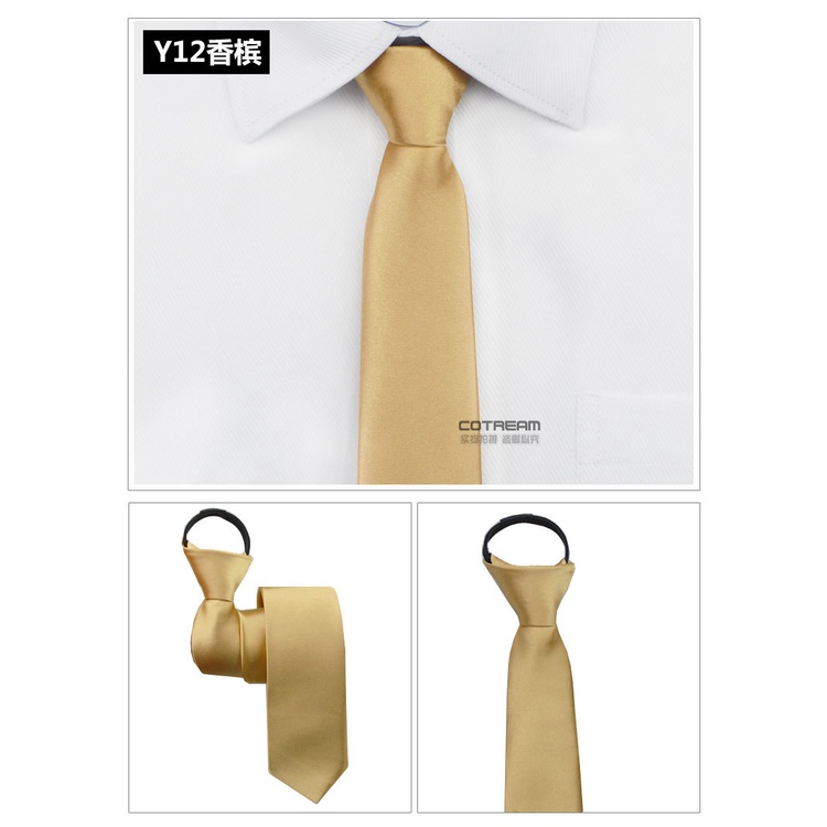 Cà Vạt Nam Bản Nhỏ 5CM Màu Sắc Thanh Lịch