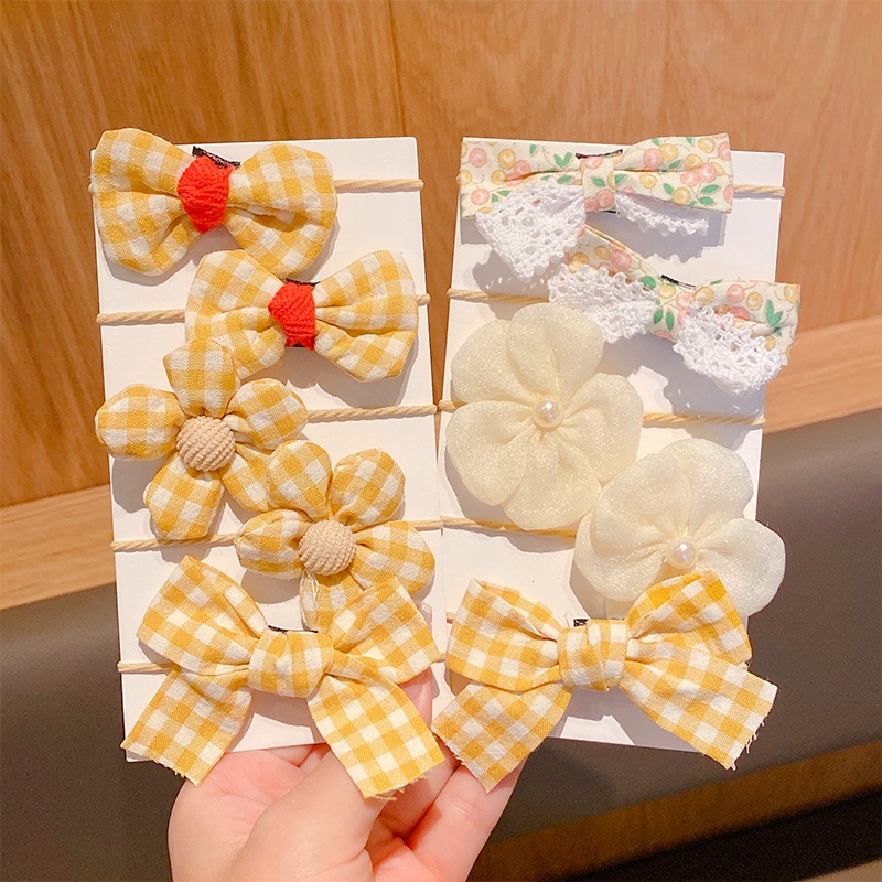 Dây Buộc Tóc Cao Su Hình Nơ Xinh Xắn Cho Bé Gái