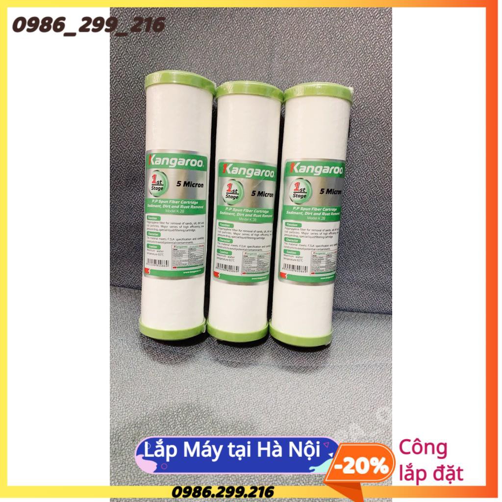 Bộ 3 Lõi Số 1 Kangaroo ♥️ Lõi Lọc  Thô Kangaro