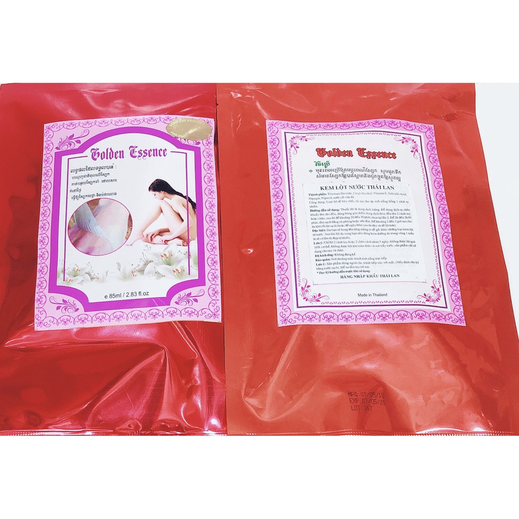 Kem lột nước Thái Lan - Golden Essence, thay da sinh học/85ml