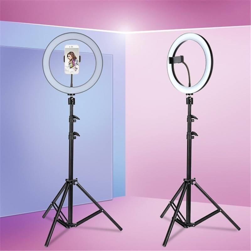 Đèn Livestream để bàn - Đèn livestream Giúp Hỗ Trợ Makeup Trang Điểm 3 Chế Độ Sáng YUMI BÁN SỈ