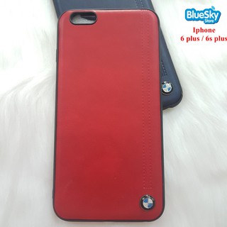 Ốp lưng Iphone 6 Plus / 6s Plus da cao cấp logo bmw