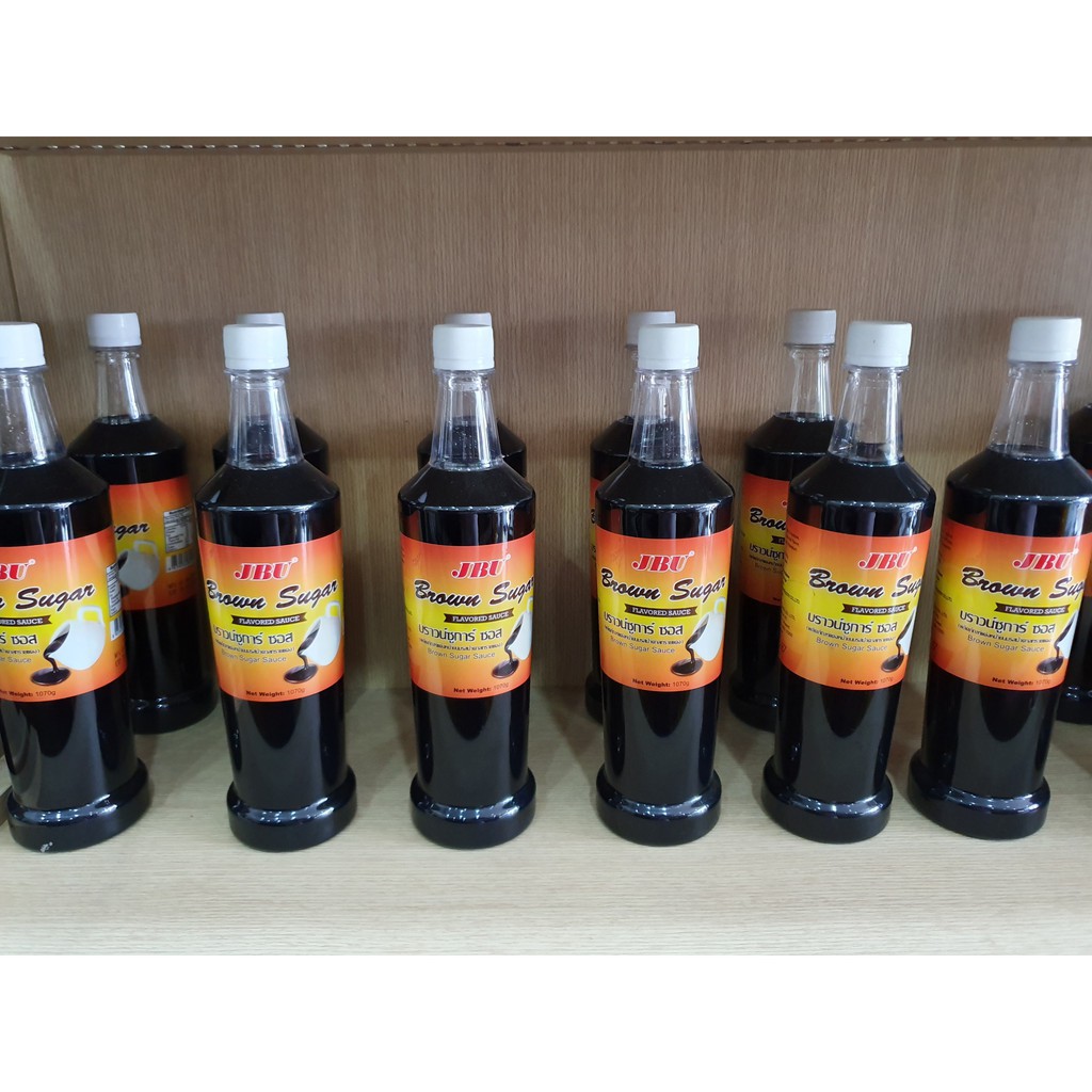 JBU Sauce Caramel Brown Sugar (Siro Đường Đen) 1070g- Syrup đường đen JBU nấu trân chau đường đen