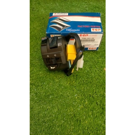 Cùm công tắc trái raider fi suzuki chính hãng có nút tắt đèn
