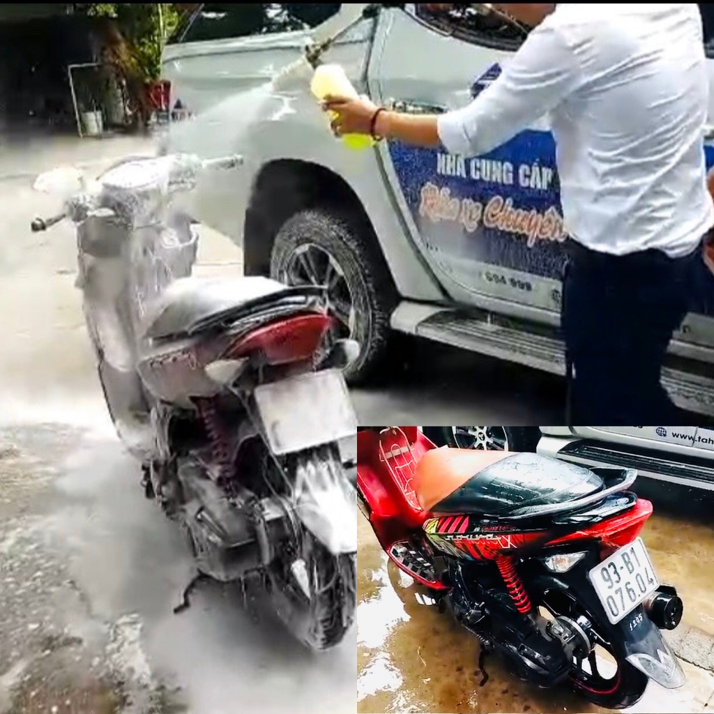 Bột rửa xe bọt tuyết không chạm Ventek Eco100 Tahico Nước rửa xe không gây trầy xước xe