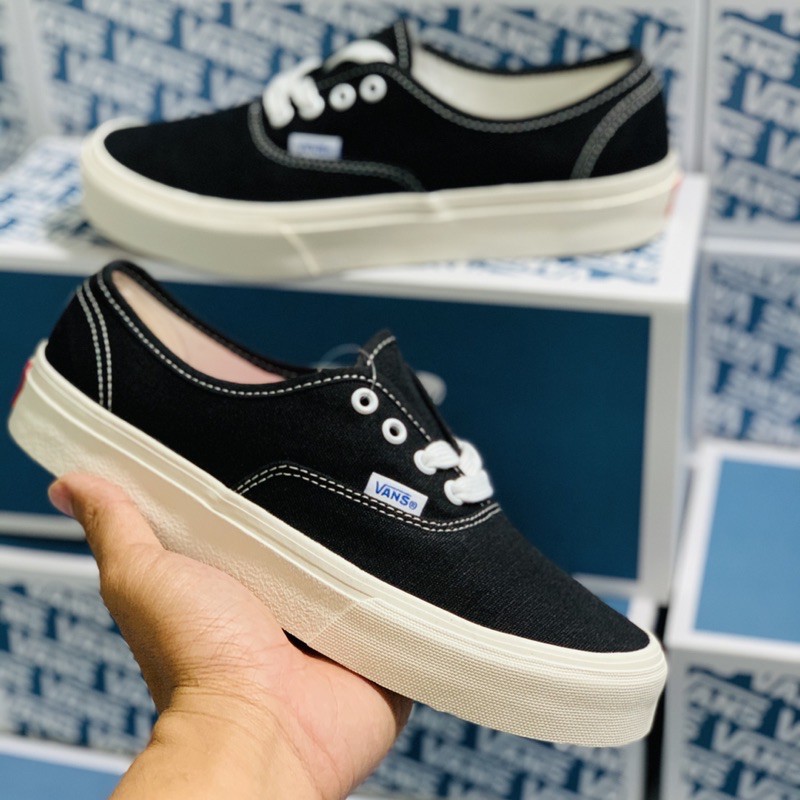 Giày Vans Classic Đen Trắng chuẩn 1:1 Box Xanh