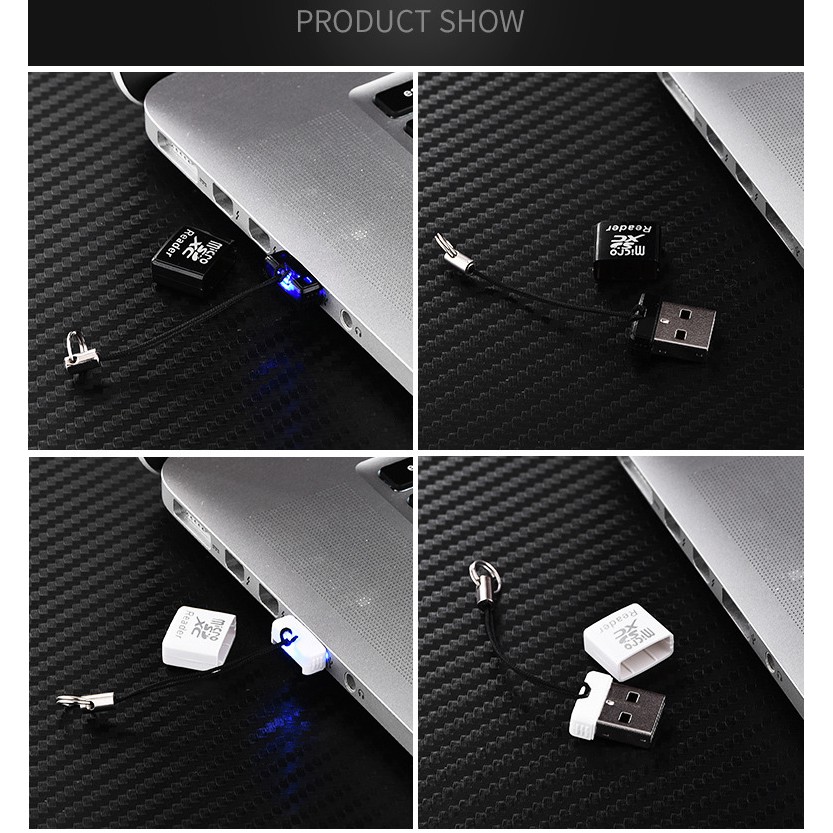 Đầu đọc thẻ nhớ siêu mini USB 2.0 card reader