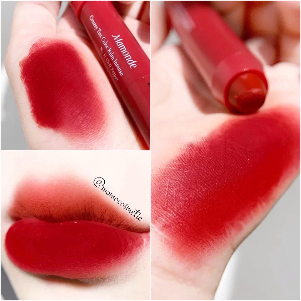 Son bút chì siêu lì Mamonde Creamy Tint Color Balm Intense