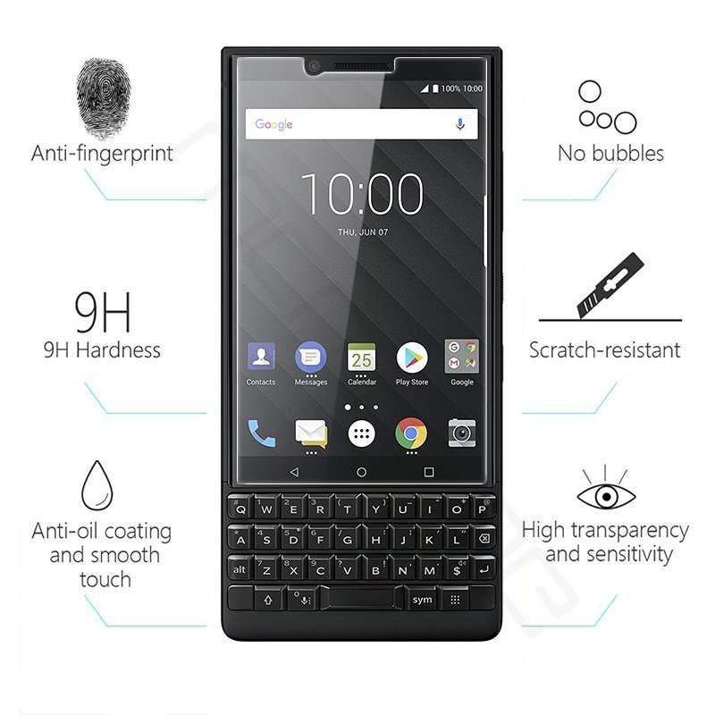 Kính CL BlackBerry Key2/ KeyTwo Cường Lực 2.5D Không FULL, 9H-0.26mm