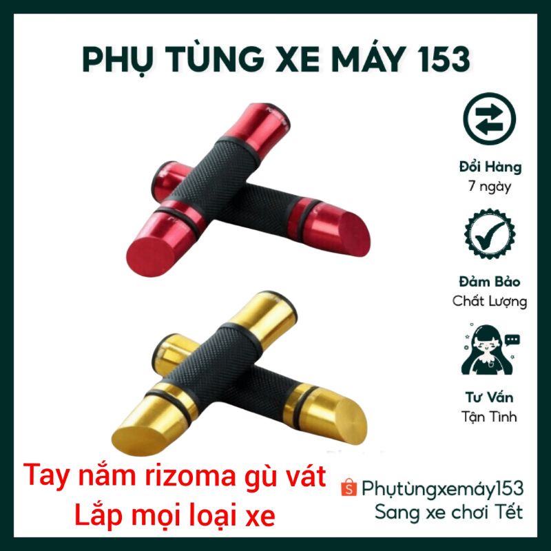 Tay Nắm xe máy Rizoma Gù Vát Hàng Đẹp Đủ Màu Thời trang Lắp Được Trên Các Dòng Xe Máy